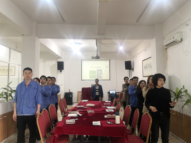 聚陽公司再次組織學(xué)習(xí)精益生產(chǎn)及5S管理繼續(xù)推行IOS質(zhì)量體系